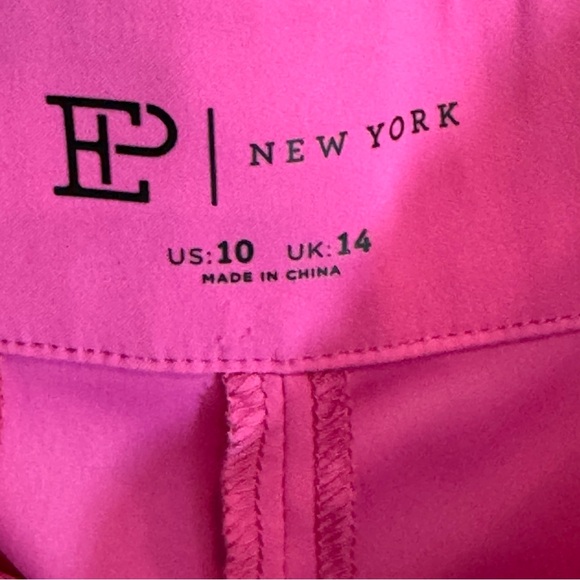 EP New York Tech Stretch Crease Shorts Pink Size 10 - Picture 8 of 9